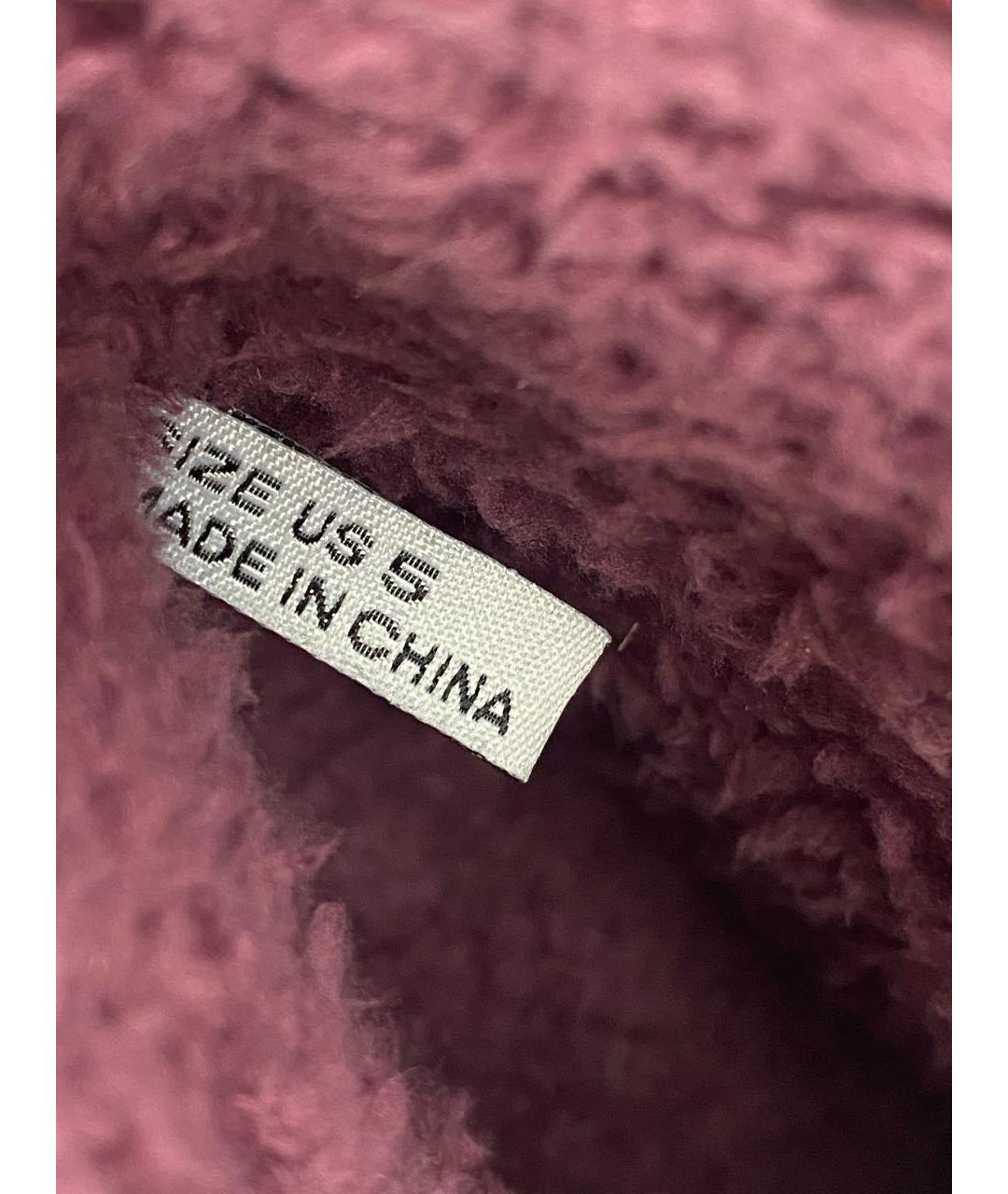 JUICY COUTURE Бордовые замшевые сапоги, фото 8