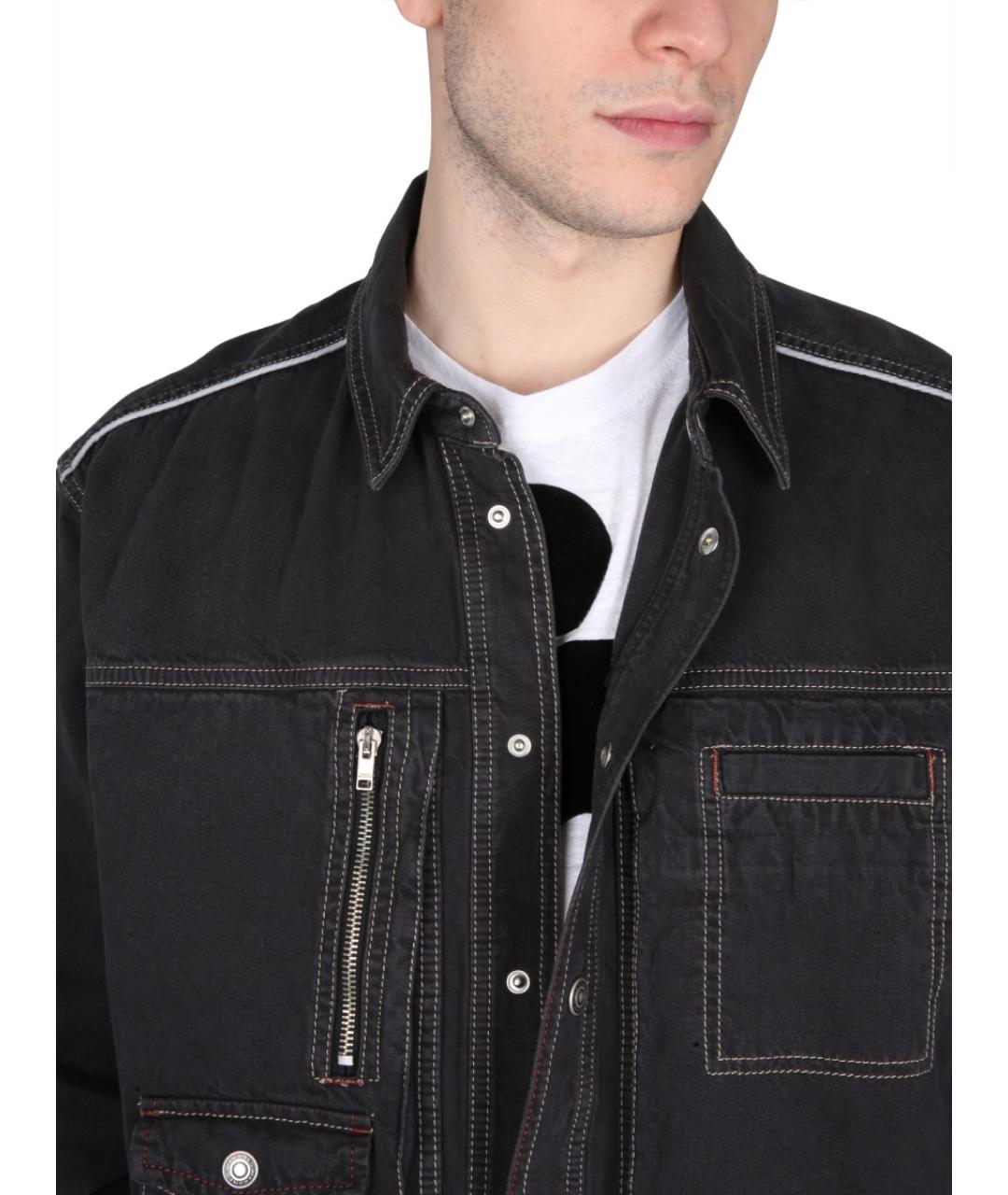 ISABEL MARANT Черная хлопковая куртка, фото 5