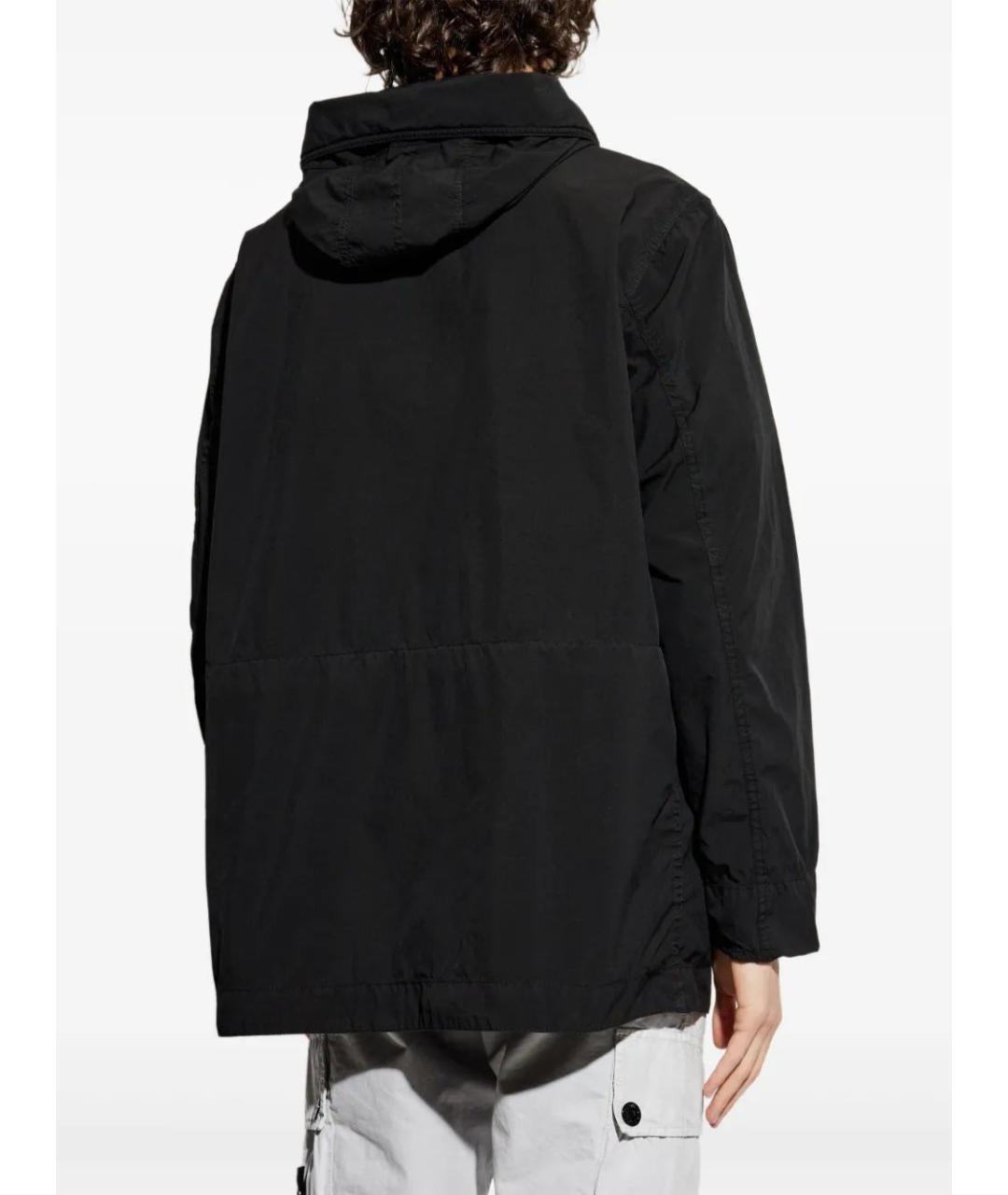 STONE ISLAND Черная полиэстеровая парка, фото 4