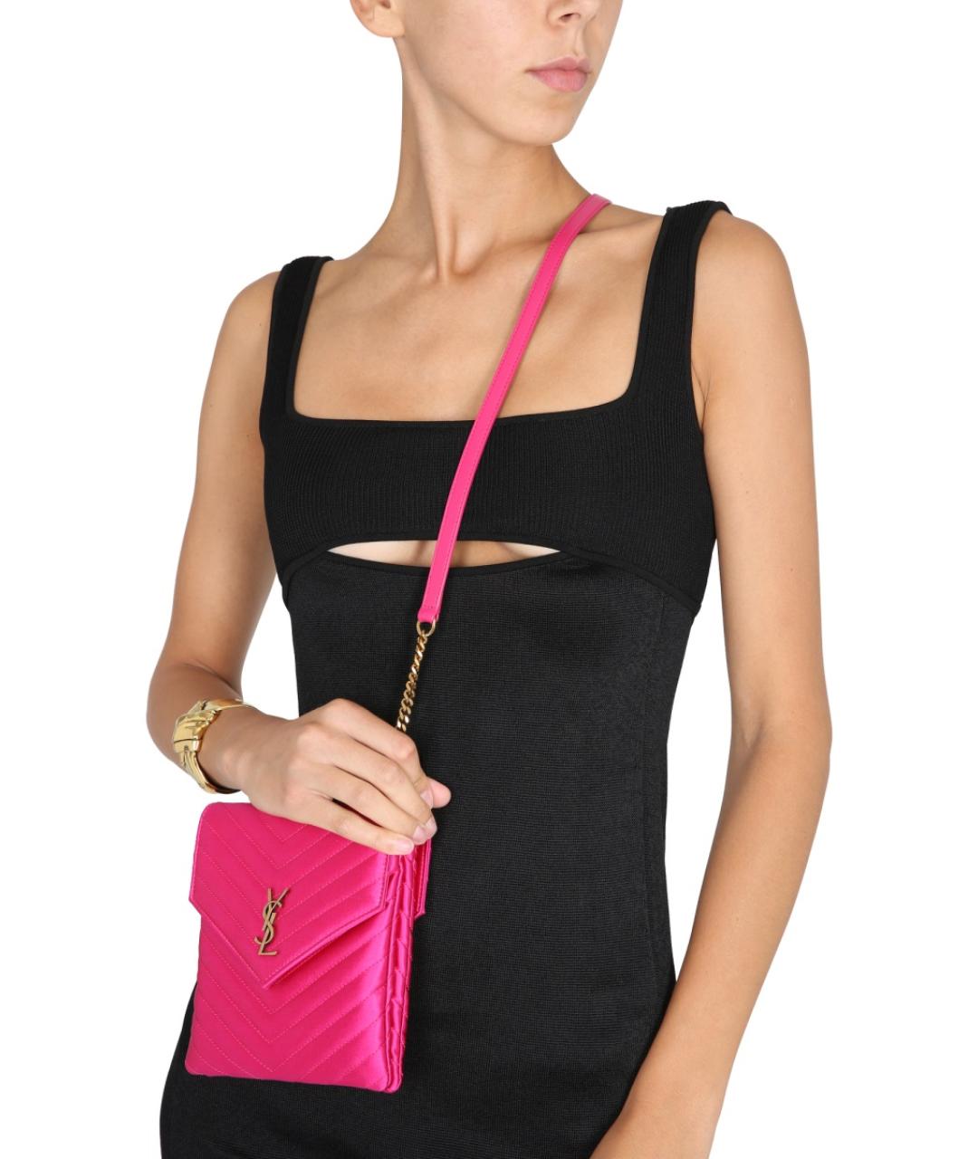 SAINT LAURENT Черное вискозное коктейльное платье, фото 5