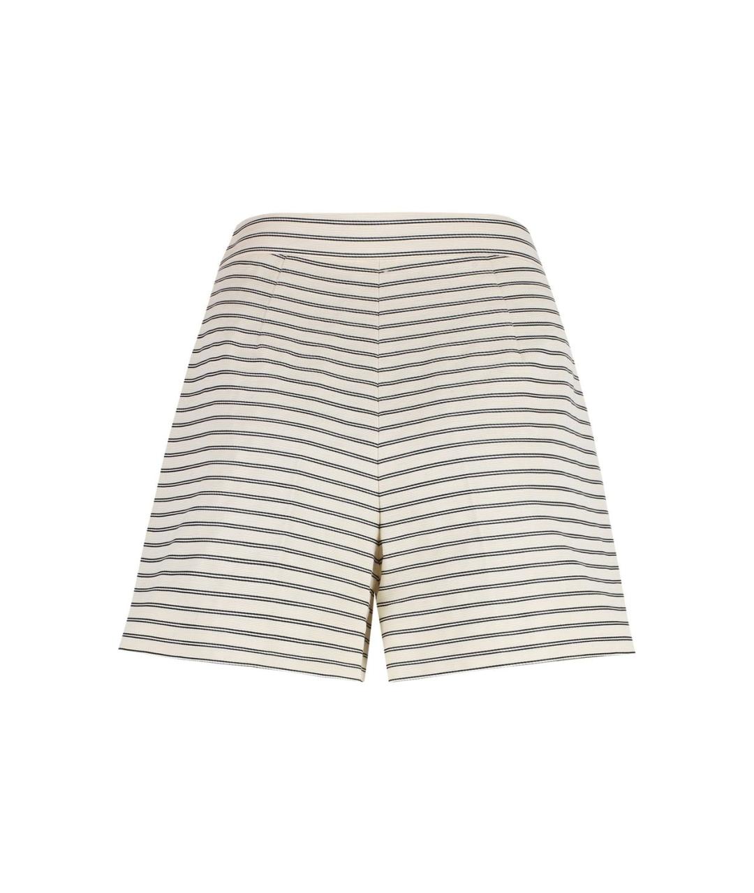 MAX MARA STUDIO Бежевые хлопковые шорты, фото 2