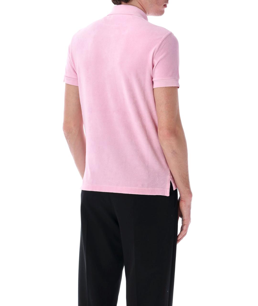 TOM FORD Розовая хлопковая футболка, фото 3