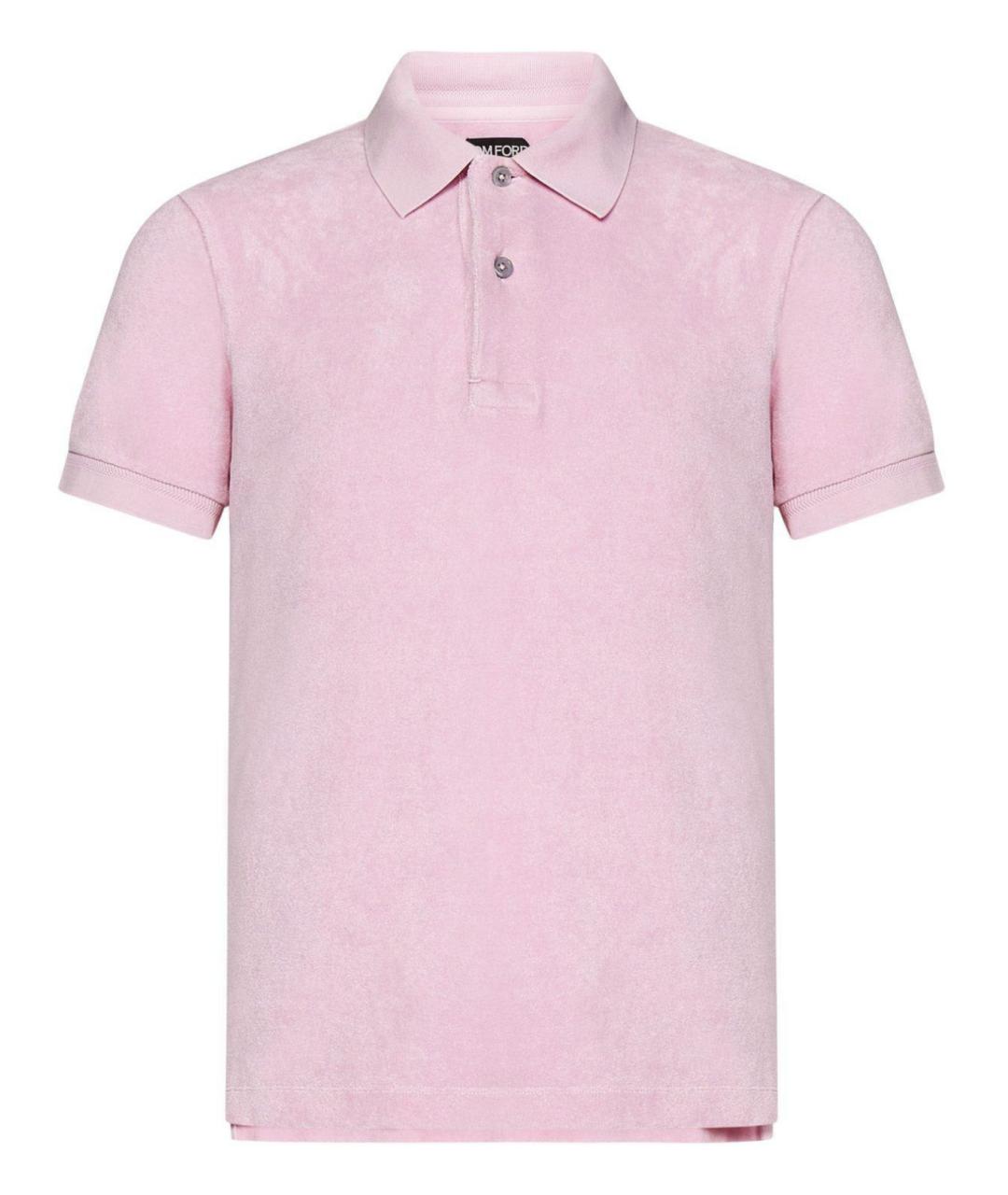 TOM FORD Розовая хлопковая футболка, фото 1