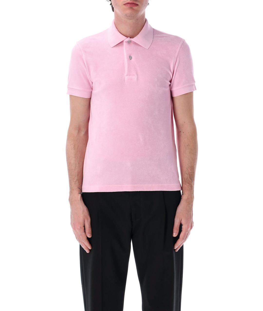 TOM FORD Розовая хлопковая футболка, фото 2