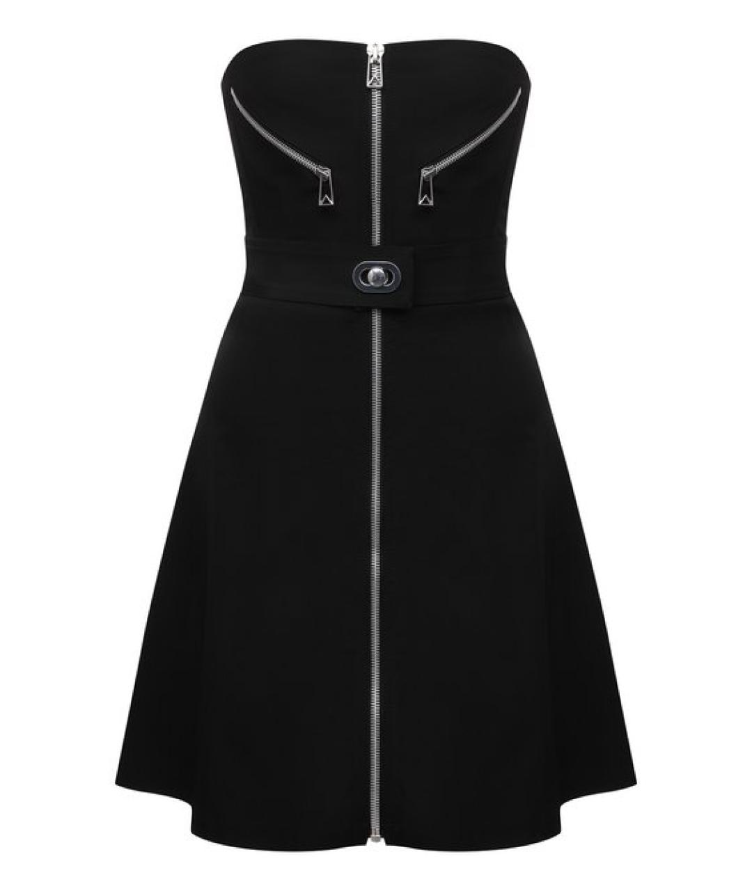 BOTTEGA VENETA Черное полиамидовое вечернее платье, фото 1