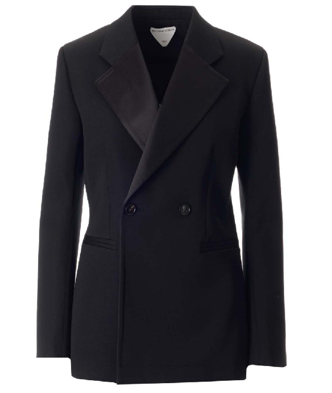 BOTTEGA VENETA Черный шерстяной жакет/пиджак, фото 1