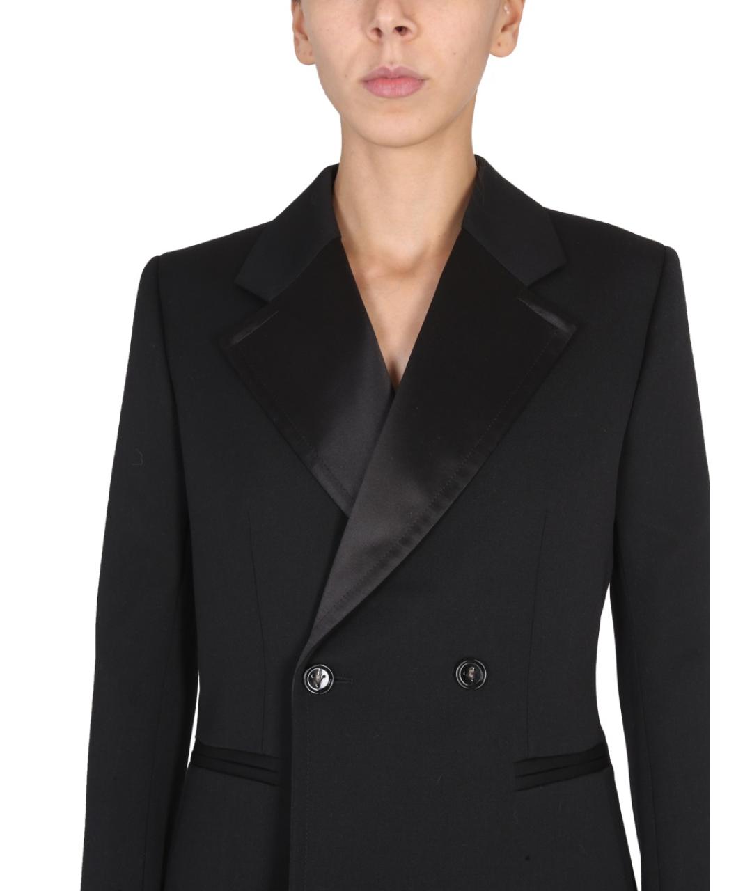 BOTTEGA VENETA Черный шерстяной жакет/пиджак, фото 5