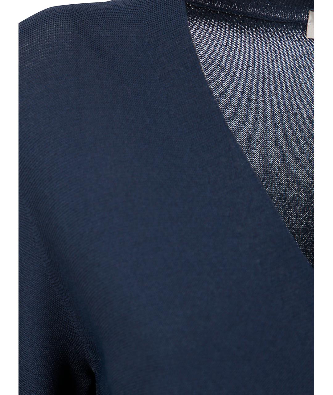 D.EXTERIOR Синий вискозный кардиган, фото 3