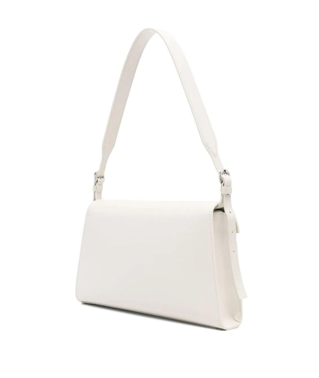 Savette Белая кожаная сумка через плечо, фото 2