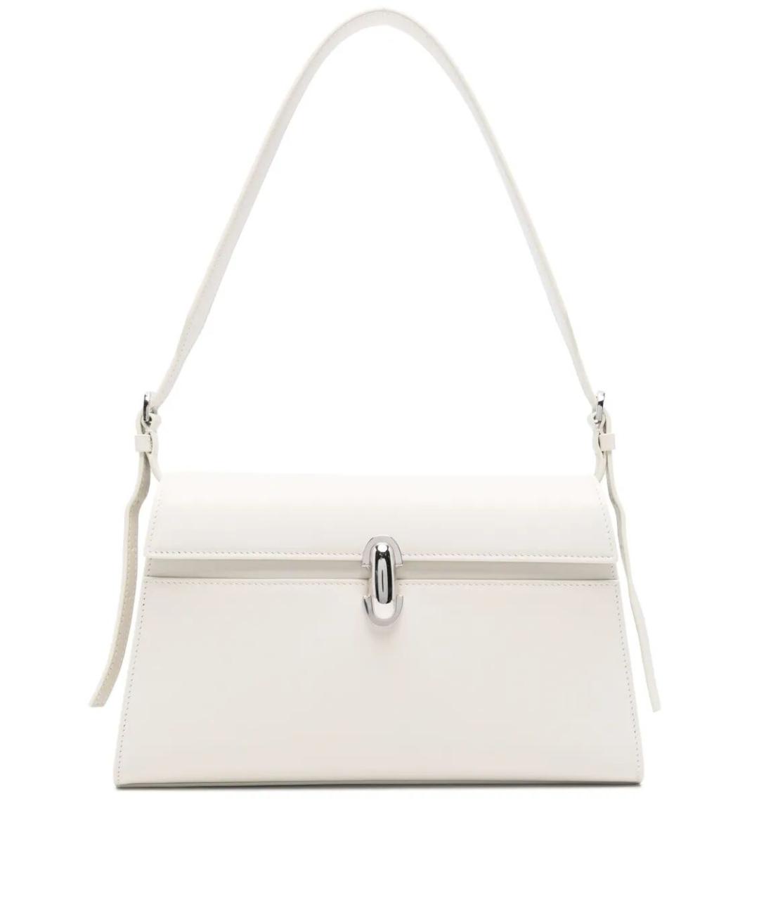 Savette Белая кожаная сумка через плечо, фото 1