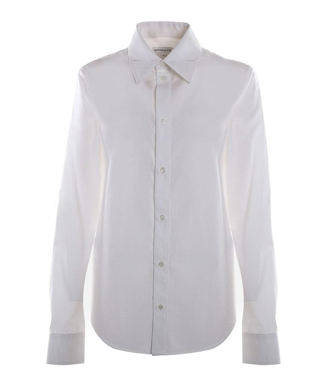 BOTTEGA VENETA Белая хлопковая рубашка, фото 1