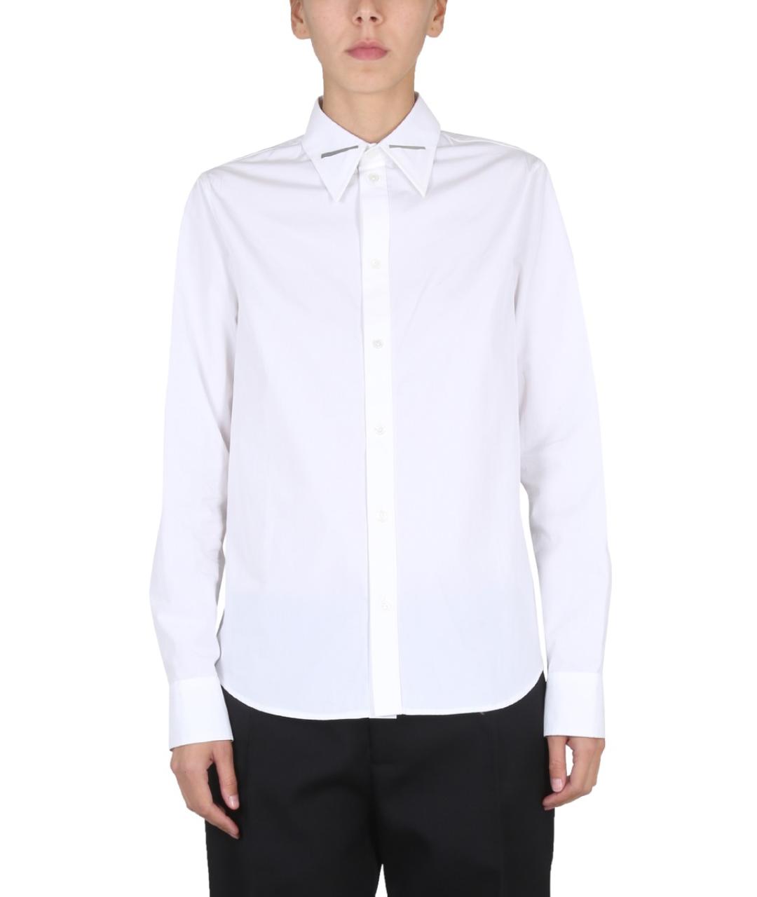 BOTTEGA VENETA Белая хлопковая рубашка, фото 2