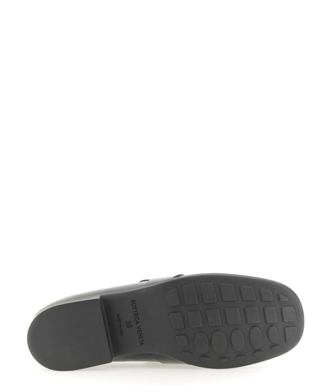 BOTTEGA VENETA Синие кожаные лоферы, фото 5