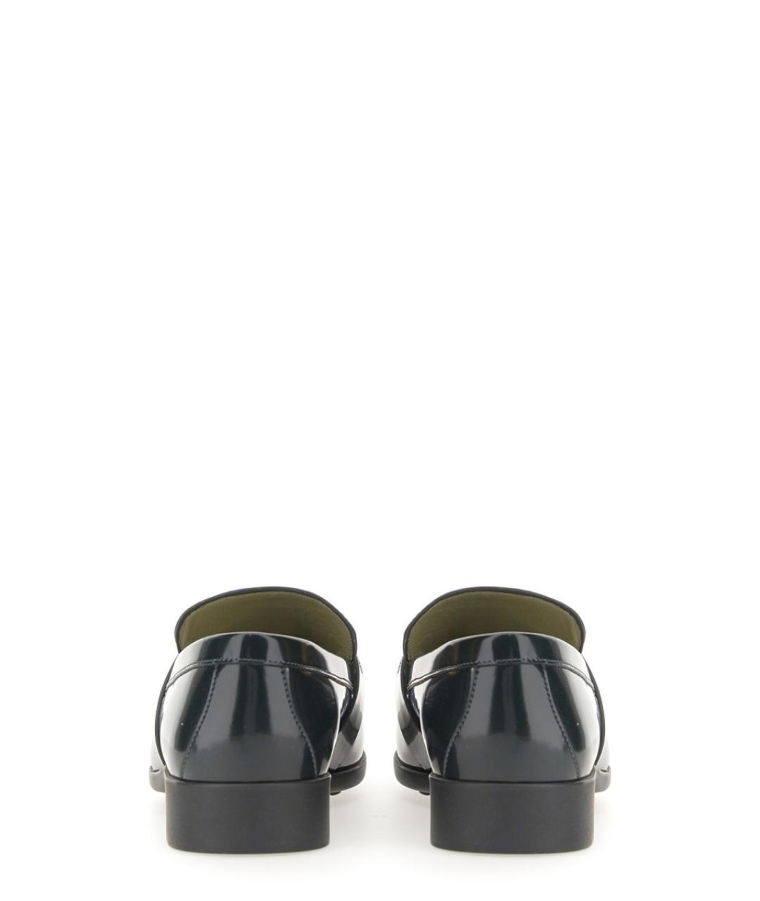 BOTTEGA VENETA Синие кожаные лоферы, фото 3