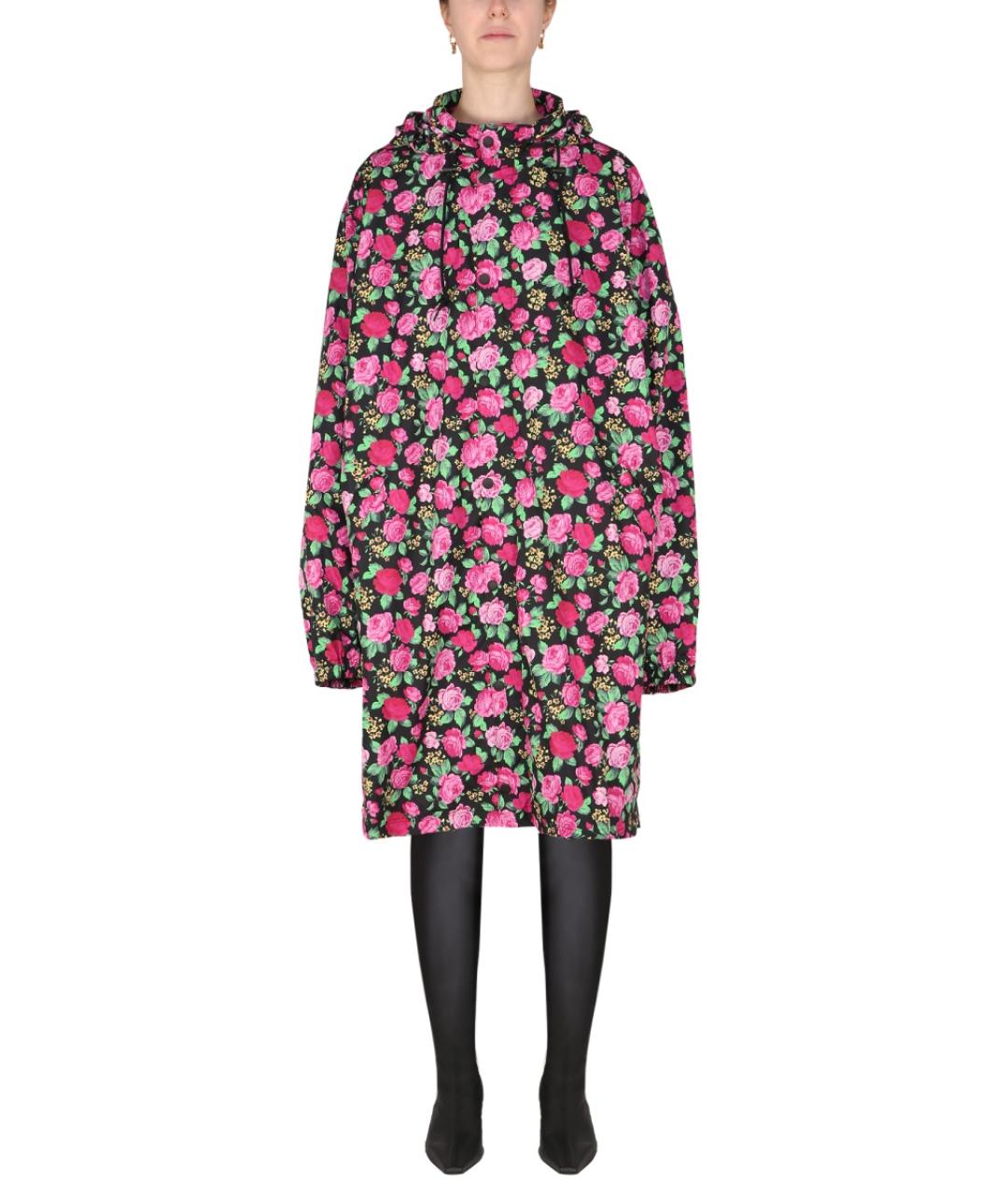 BALENCIAGA Розовый полиамидовый тренч/плащ, фото 2