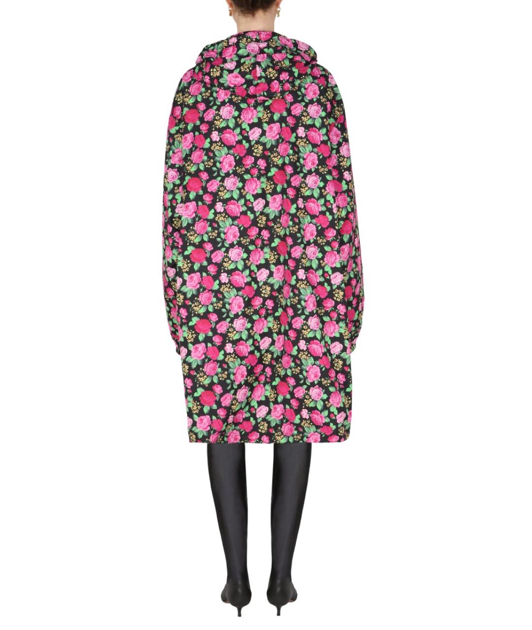 BALENCIAGA Розовый полиамидовый тренч/плащ, фото 4