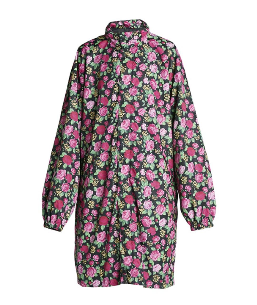 BALENCIAGA Розовый полиамидовый тренч/плащ, фото 1