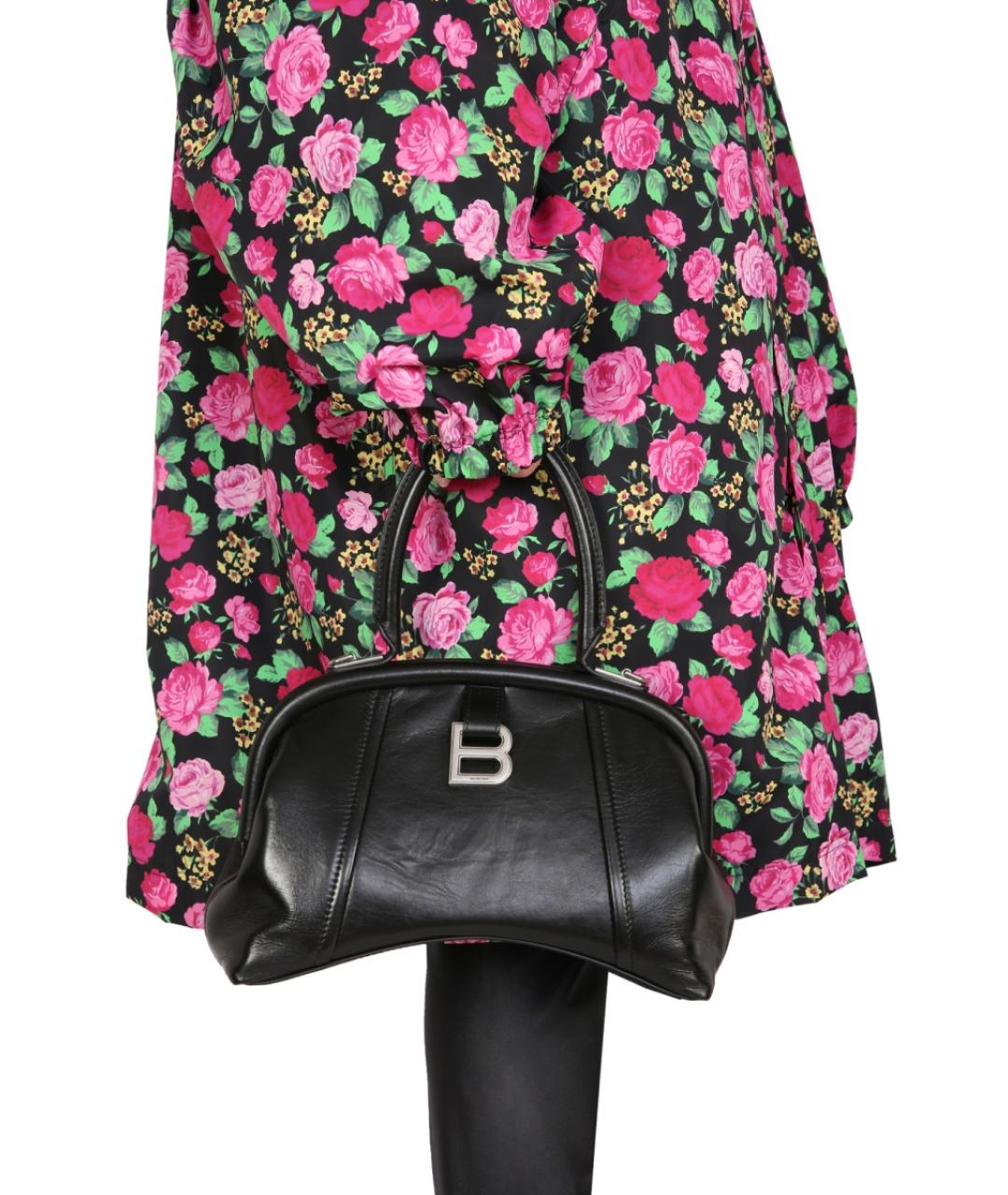 BALENCIAGA Розовый полиамидовый тренч/плащ, фото 5