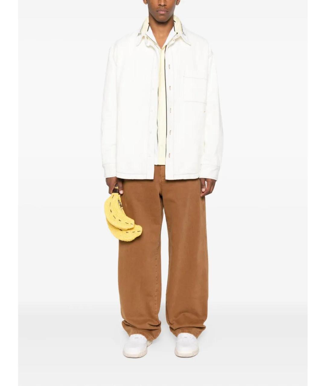 JACQUEMUS Белая хлопковая кэжуал рубашка, фото 2