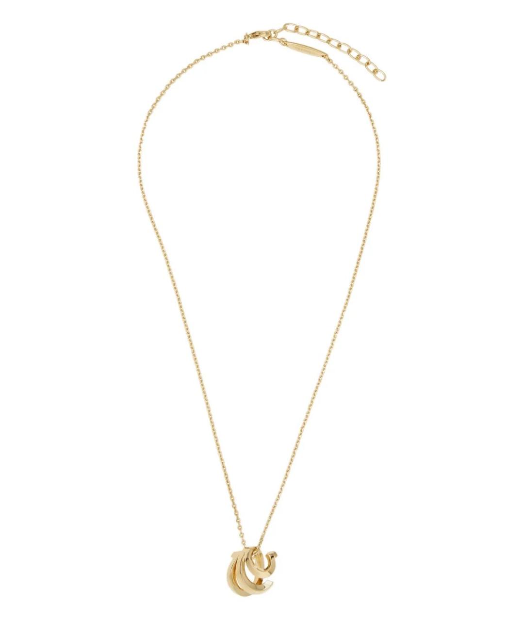 FERRAGAMO Золотая латунная подвеска, фото 1