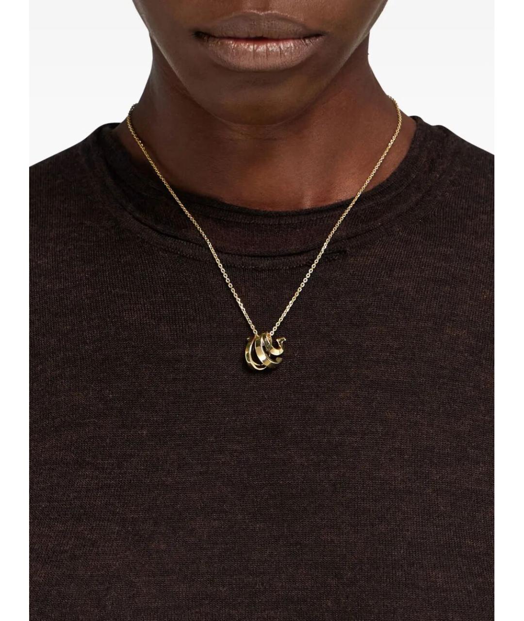 FERRAGAMO Золотая латунная подвеска, фото 2