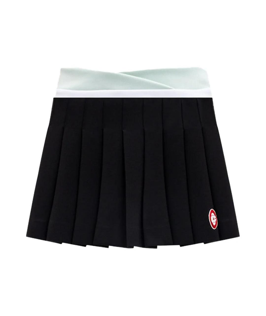 CASABLANCA Черная полиэстеровая юбка мини, фото 1