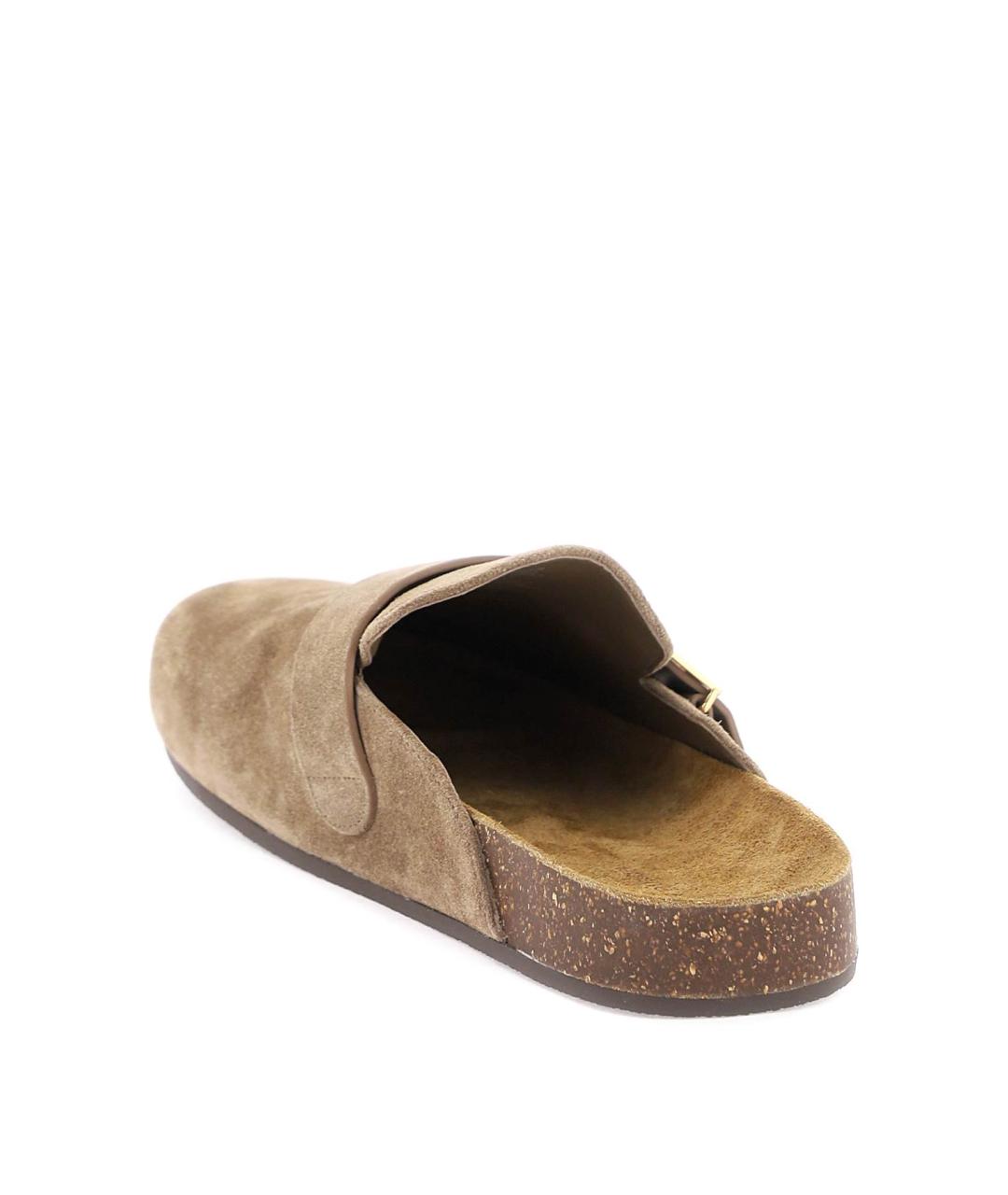 TORY BURCH Коричневые замшевые мюли, фото 3