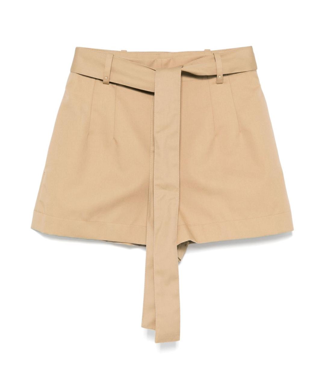 MONCLER Бежевые хлопковые шорты, фото 1