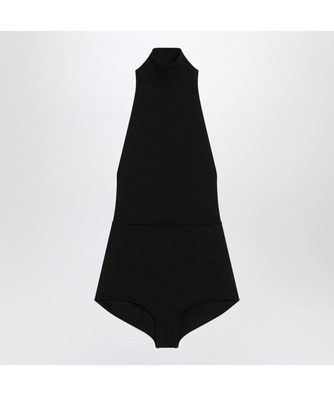 MAX MARA Черное вискозное боди, фото 3