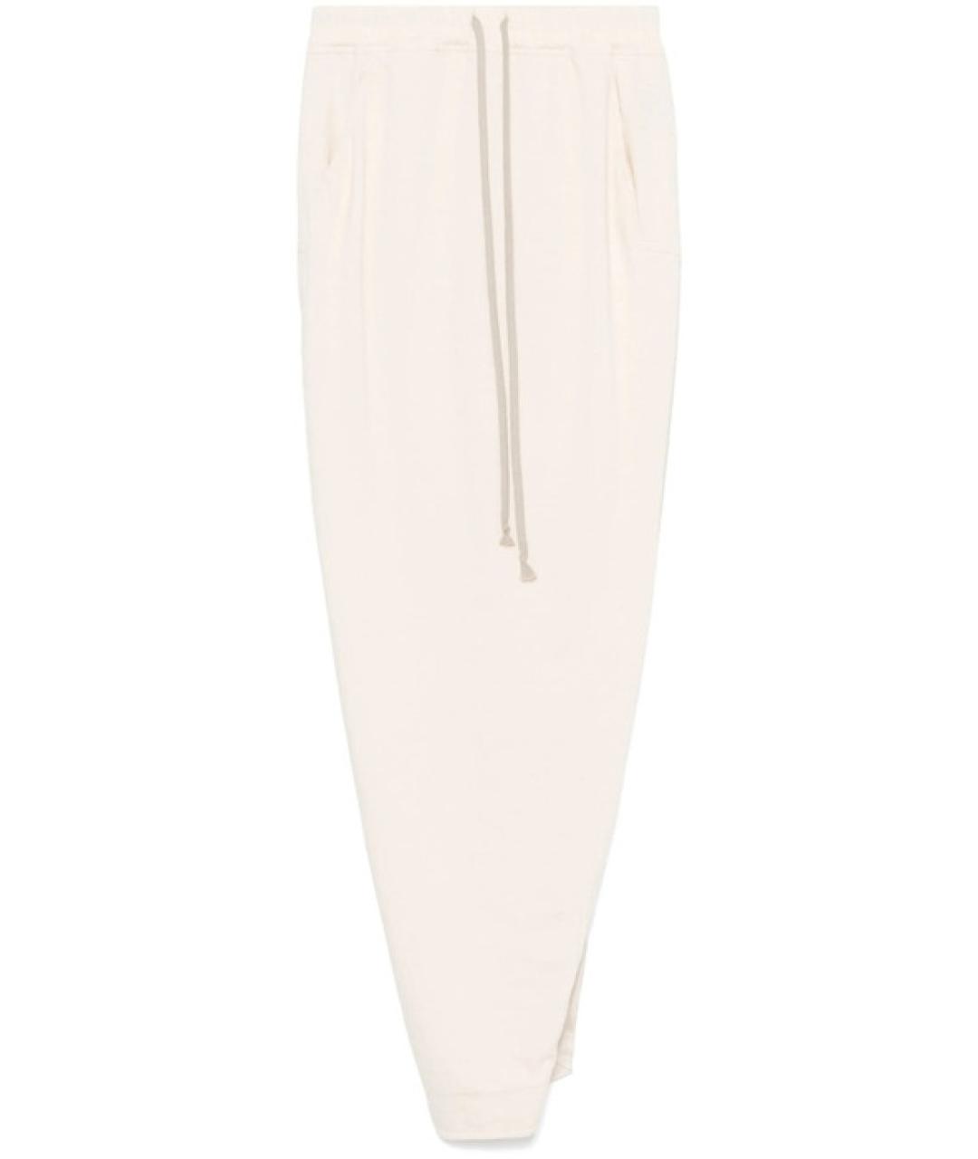 RICK OWENS DRKSHDW Белая хлопковая юбка макси, фото 1