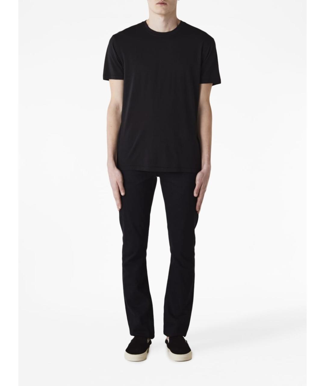 TOM FORD Черная хлопковая футболка, фото 3