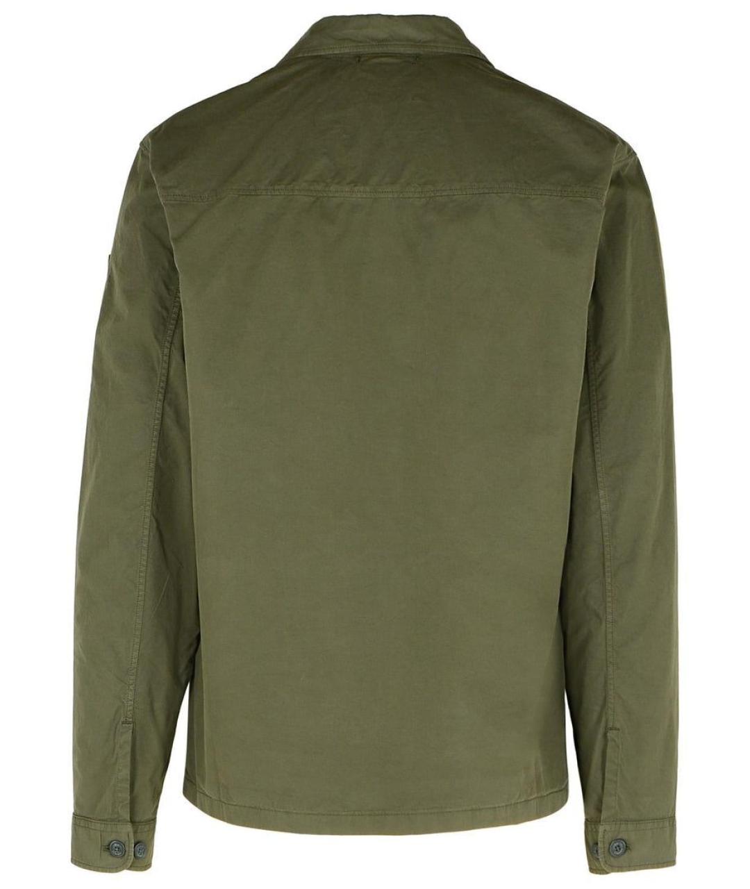 CP COMPANY Зеленая хлопковая кэжуал рубашка, фото 3