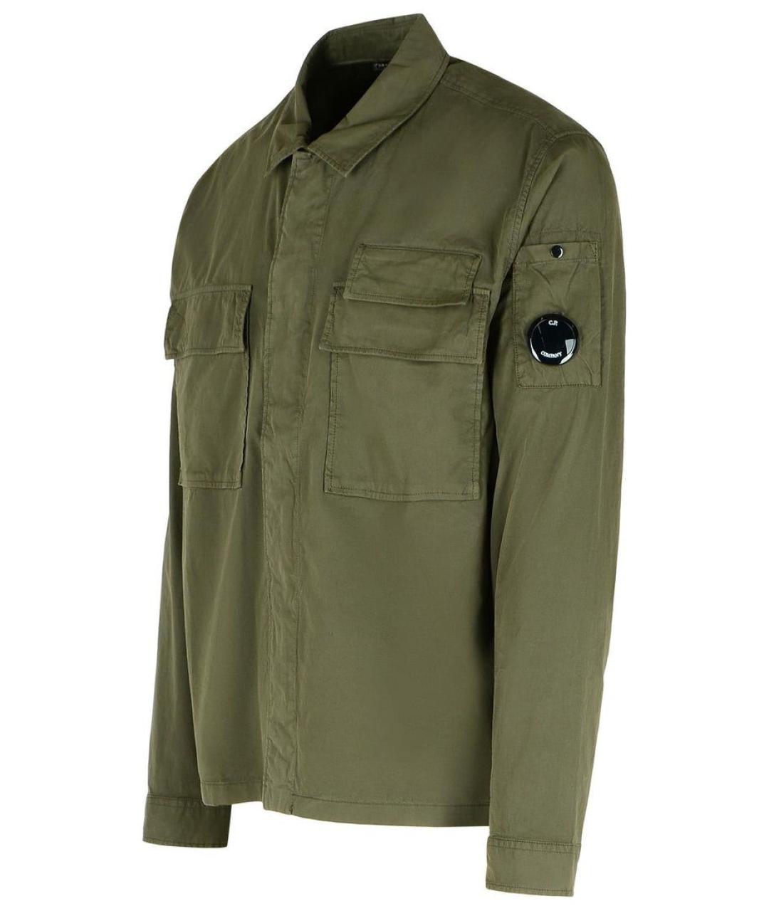 CP COMPANY Зеленая хлопковая кэжуал рубашка, фото 2
