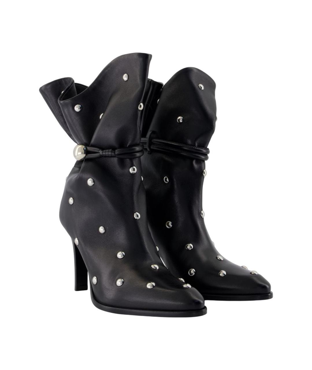 ISABEL MARANT Черные кожаные ботильоны, фото 2