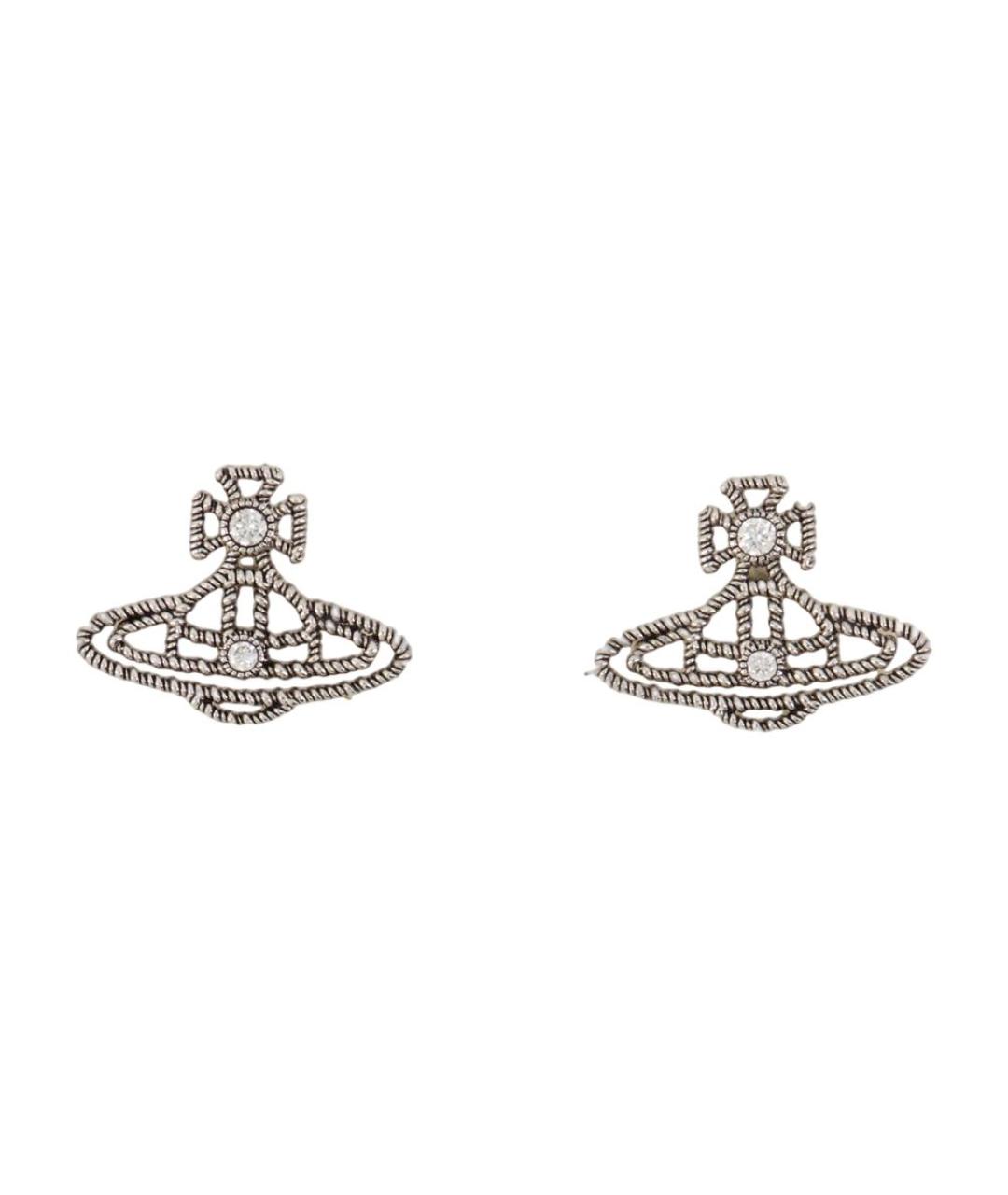 VIVIENNE WESTWOOD Серебряные металлические серьги, фото 1