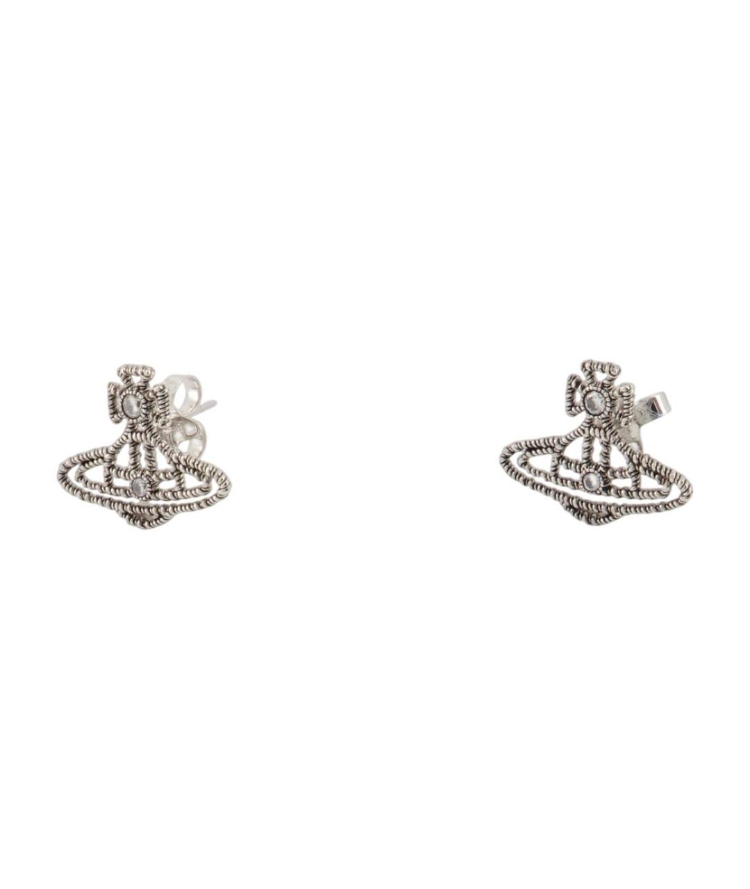 VIVIENNE WESTWOOD Серебряные металлические серьги, фото 2