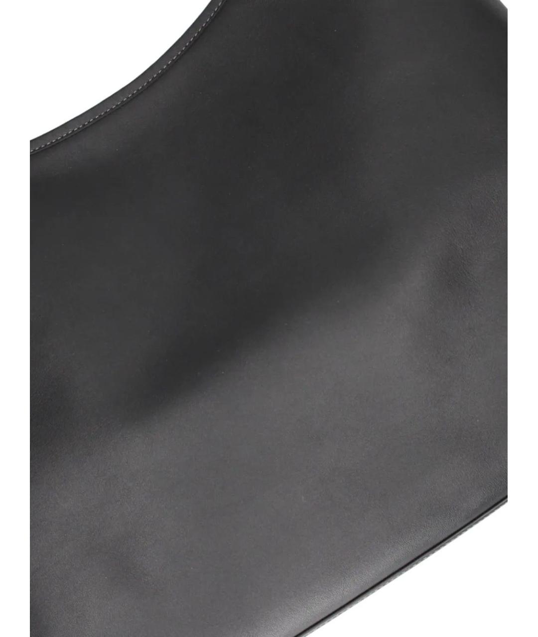 COACH Черная кожаная сумка через плечо, фото 5