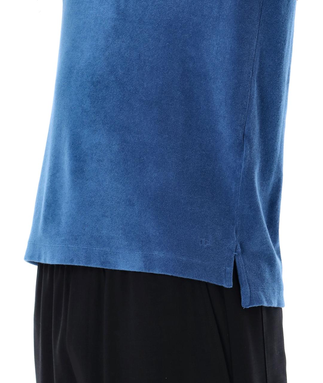 TOM FORD Синяя хлопковая футболка, фото 4