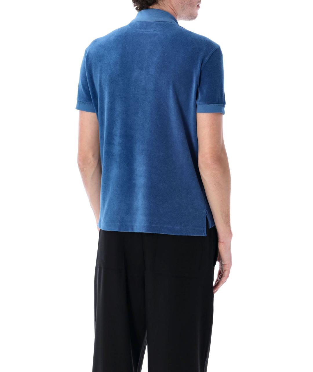 TOM FORD Синяя хлопковая футболка, фото 3