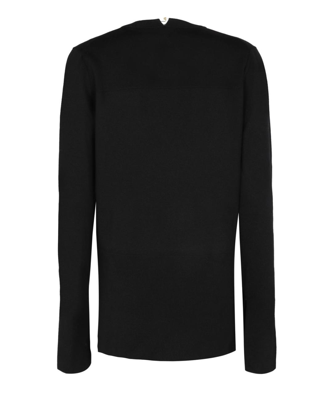 JIL SANDER Черный шерстяной джемпер / свитер, фото 2