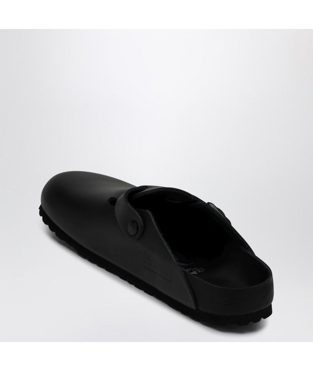 BIRKENSTOCK Черные кожаные сандалии, фото 3