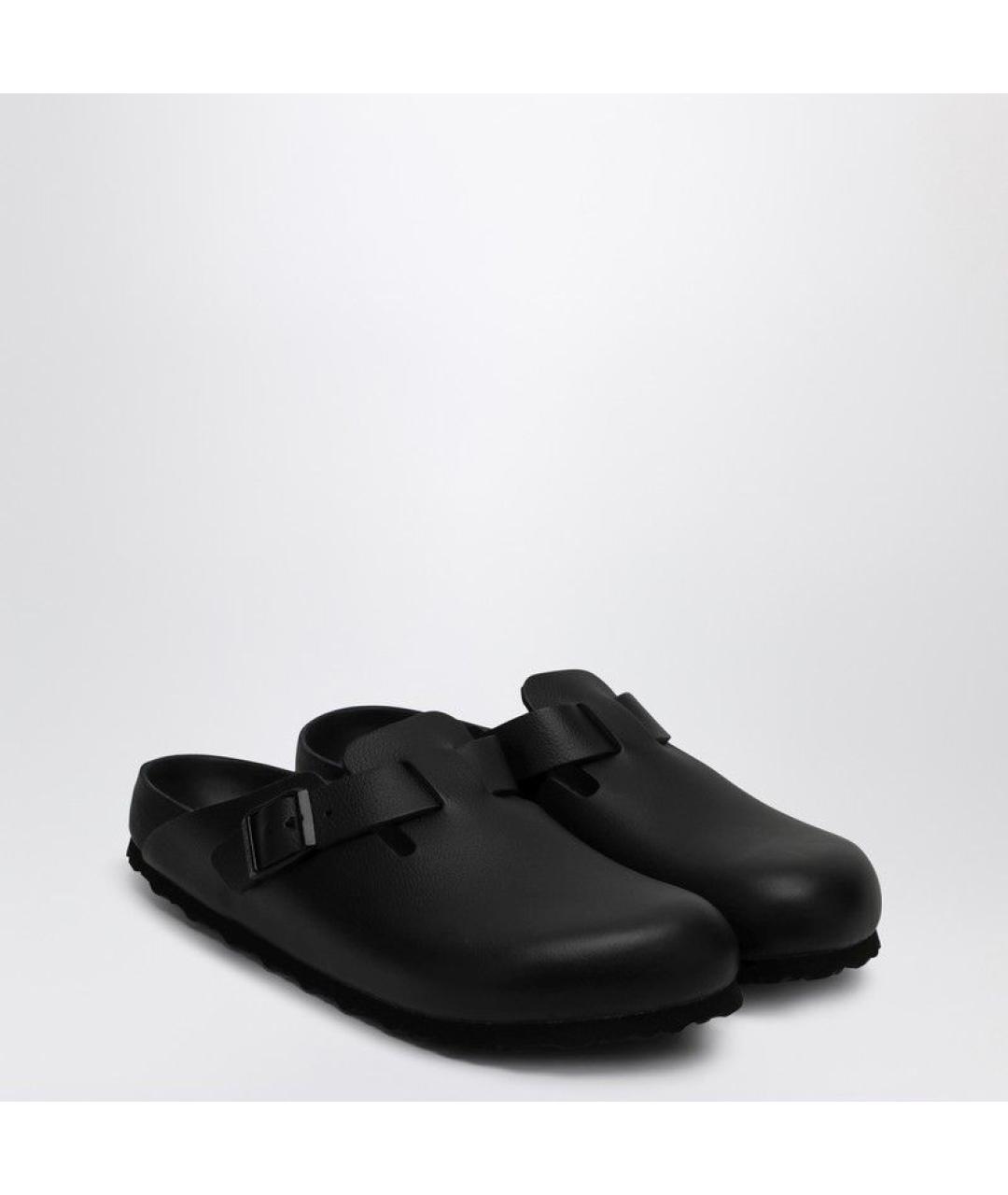 BIRKENSTOCK Черные кожаные сандалии, фото 2