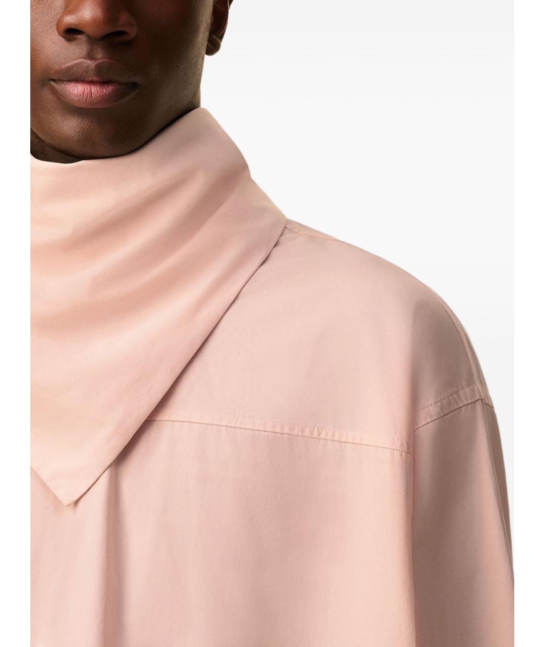 Ami Paris Розовая хлопковая блузы, фото 3