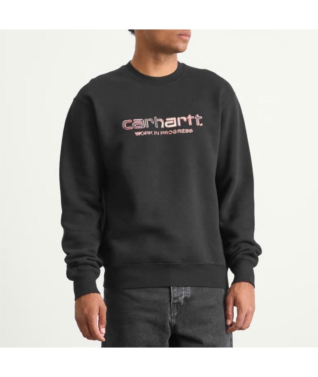 CARHARTT WIP Черный хлопковый джемпер / свитер, фото 2