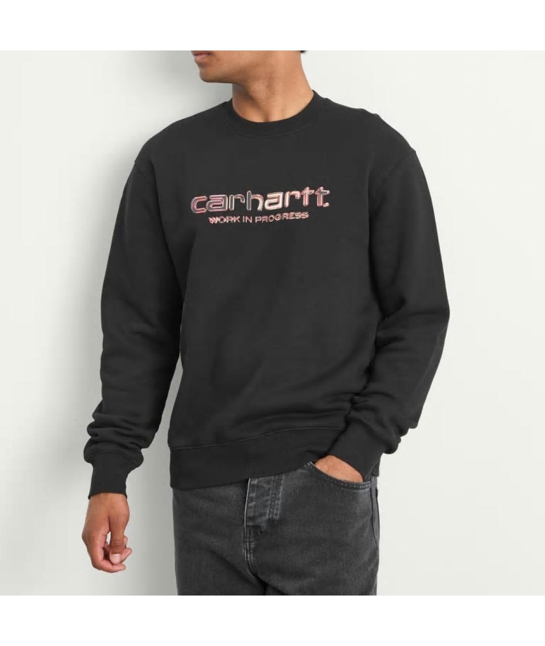 CARHARTT WIP Черный хлопковый джемпер / свитер, фото 5