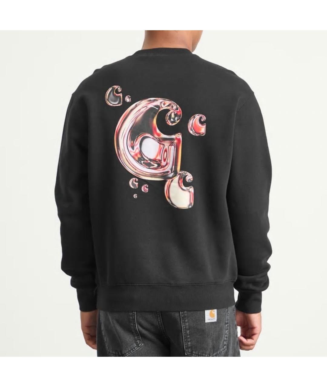 CARHARTT WIP Черный хлопковый джемпер / свитер, фото 3