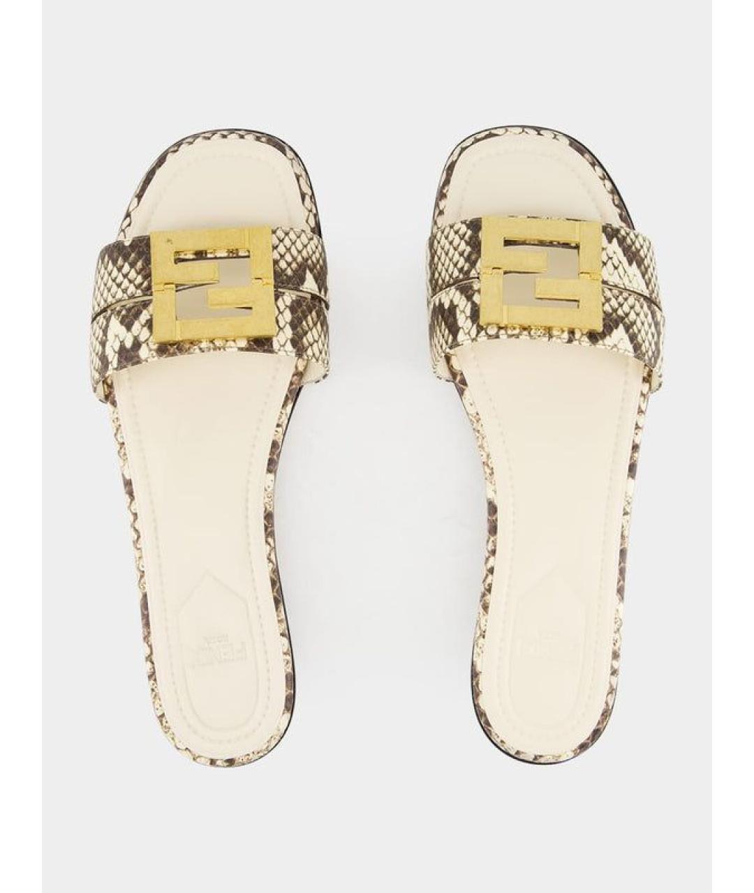 FENDI Мульти сандалии, фото 4