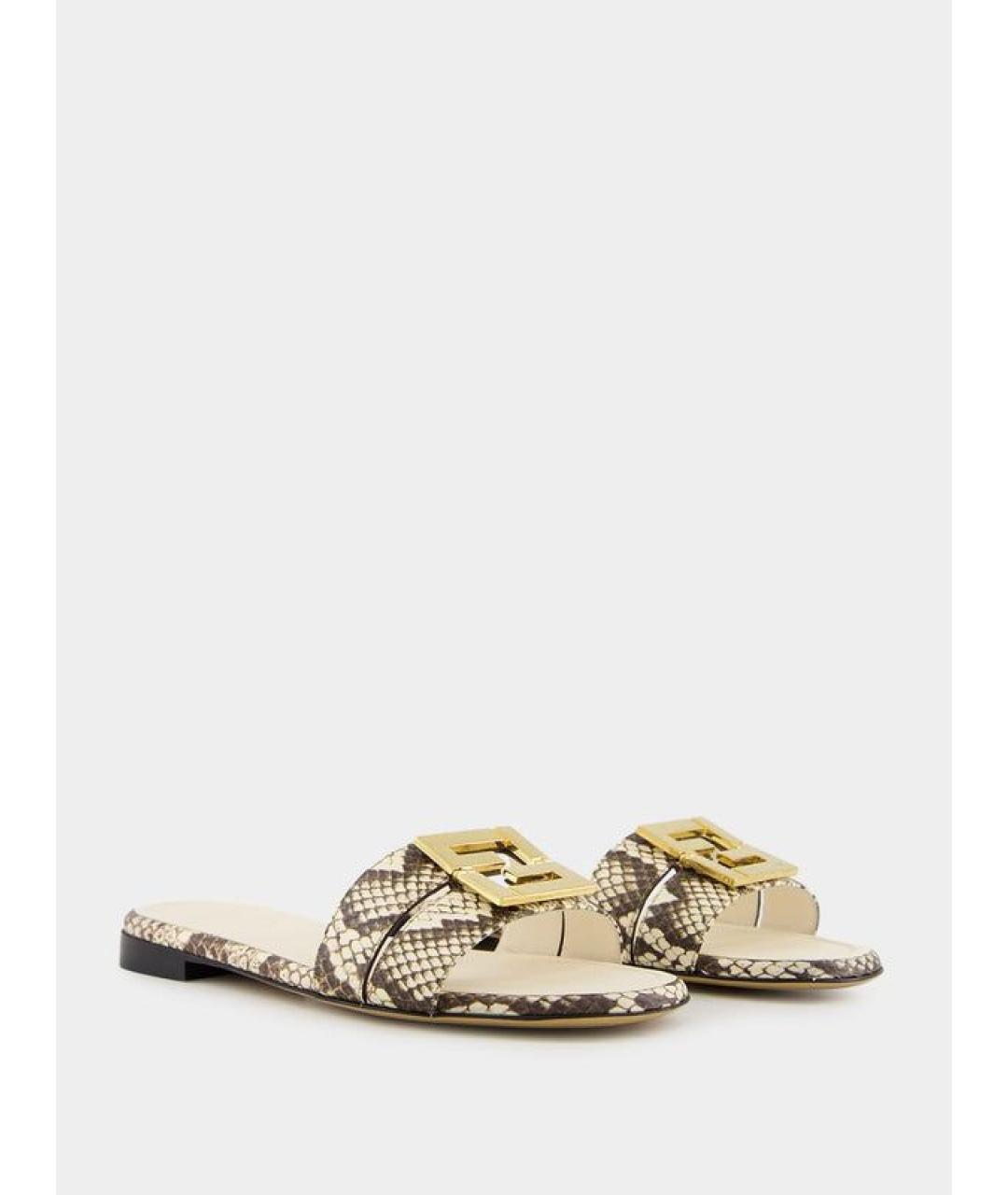 FENDI Мульти сандалии, фото 3