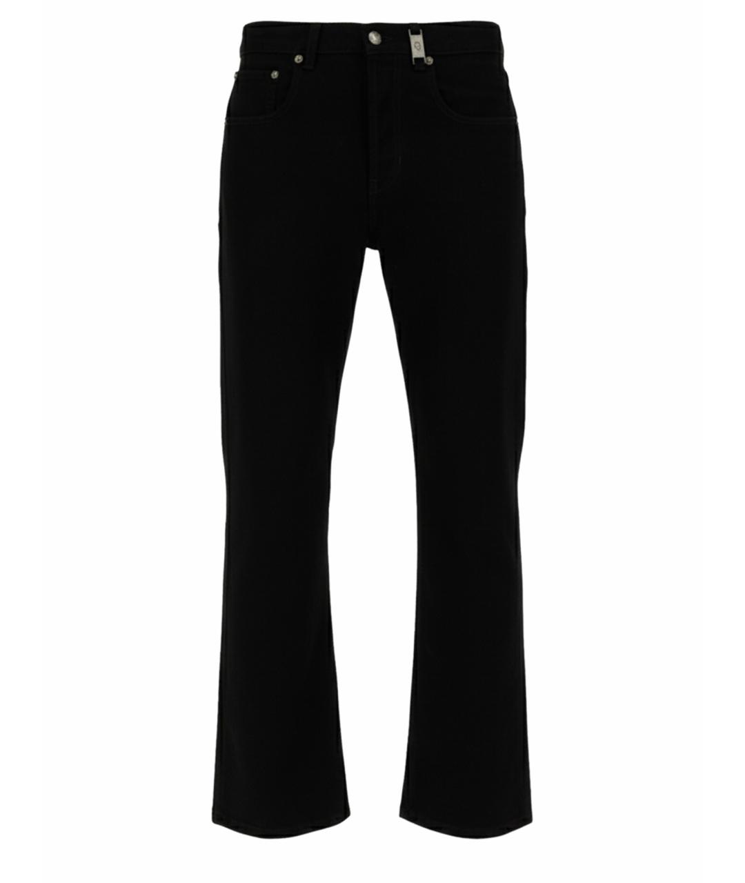 ALEXANDER MCQUEEN Черные хлопковые прямые джинсы, фото 1