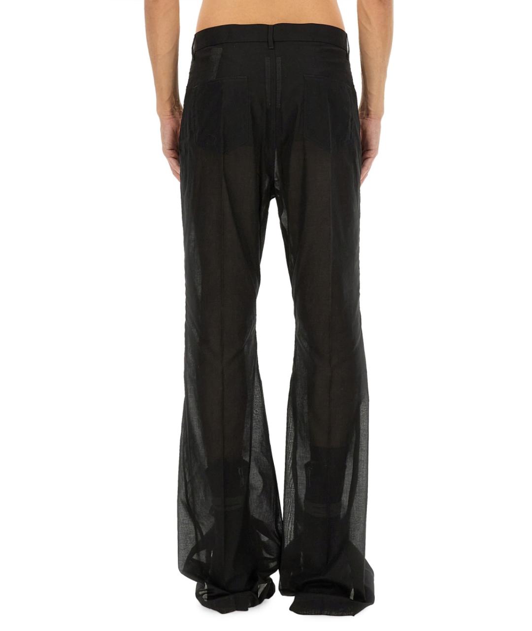 RICK OWENS Черные хлопковые джинсы, фото 4